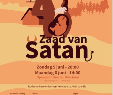 Zaad van Satan, 5 juni 20:00 uur, 6 juni 14:00 uur in Overloon