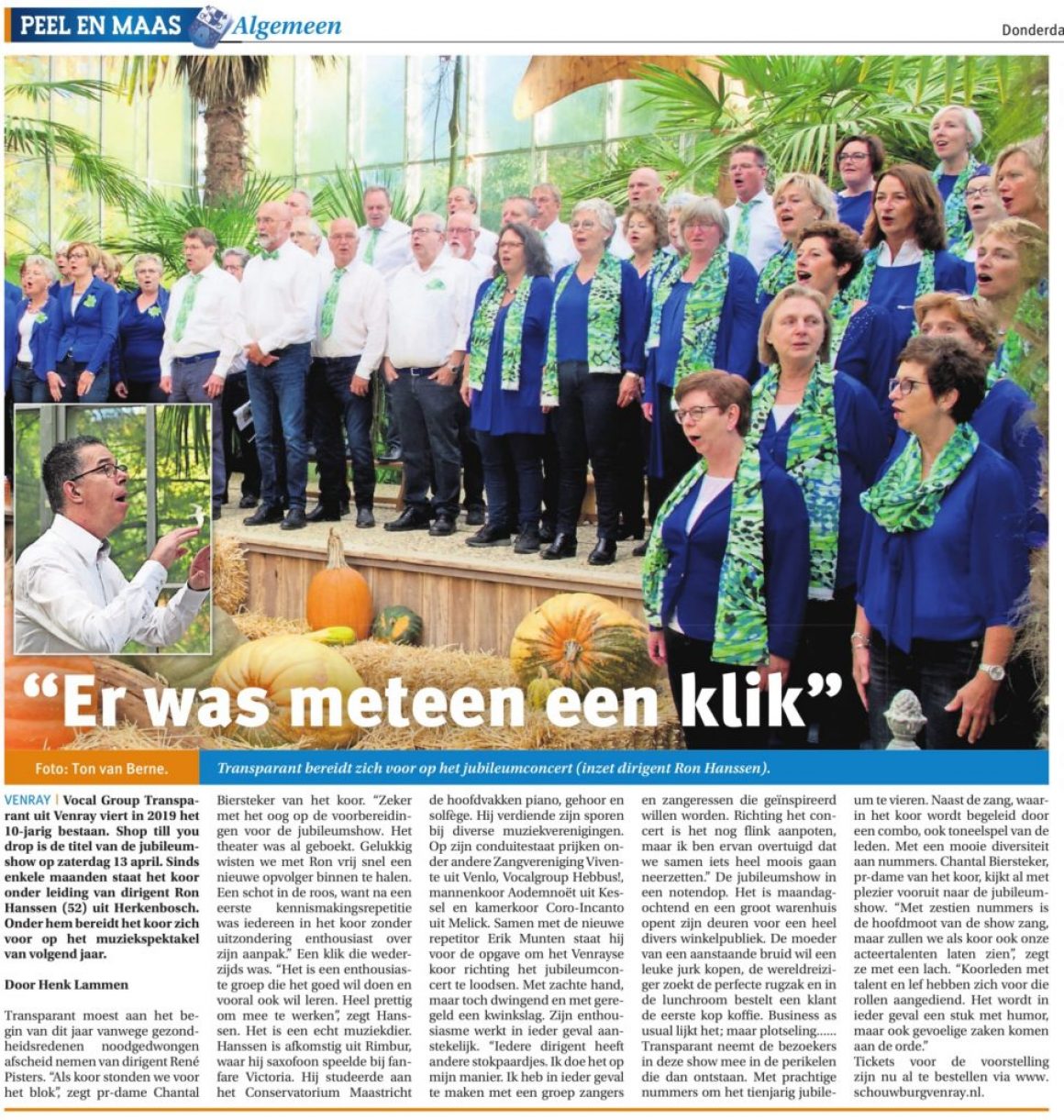 “Er was meteen een klik”