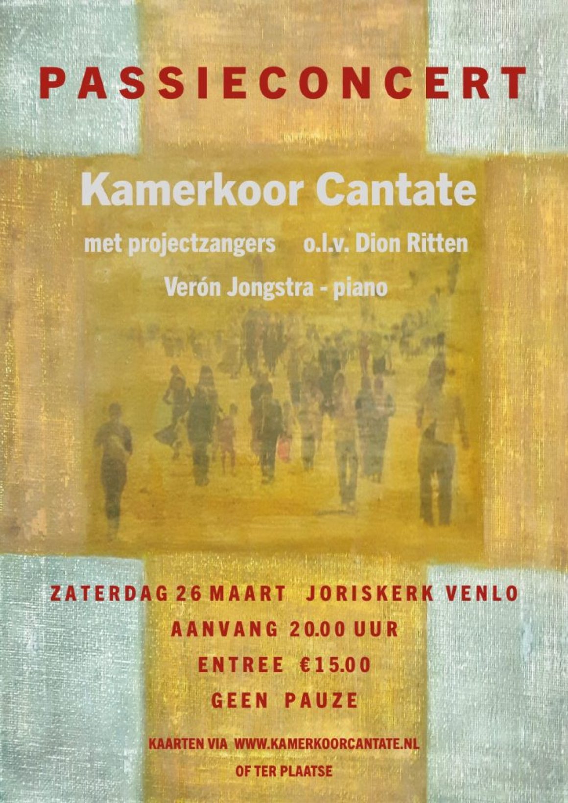 Passieconcert Kamerkoor Cantate 26-03-2022