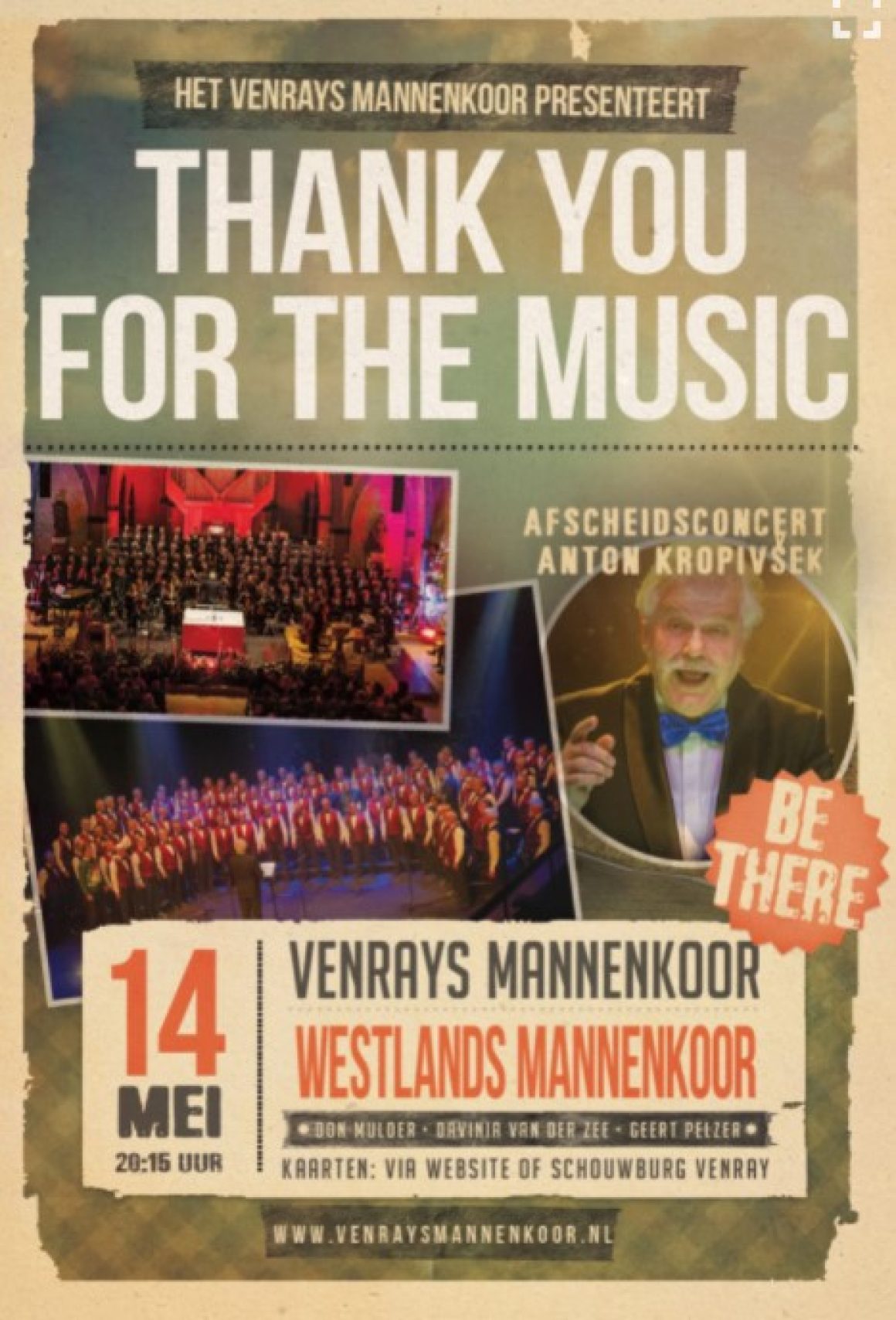 14 mei 2022 “Thank You For The Music” in de Schouwburg Venray