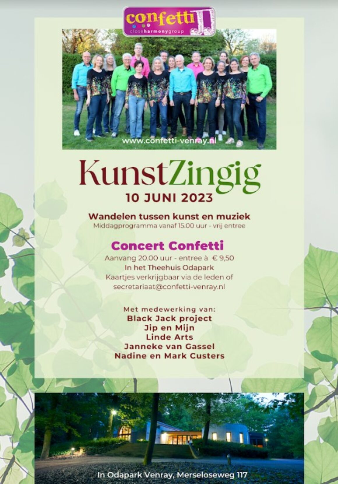 Website-VGT Kunstzingig 10-06-2023 Wandelen tussen kunst en Muziek