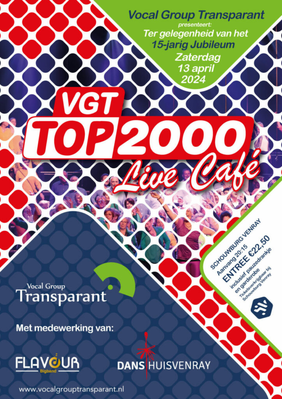 Poster-Top-2000-Cafe 13 april 2024 Jubileumconcert